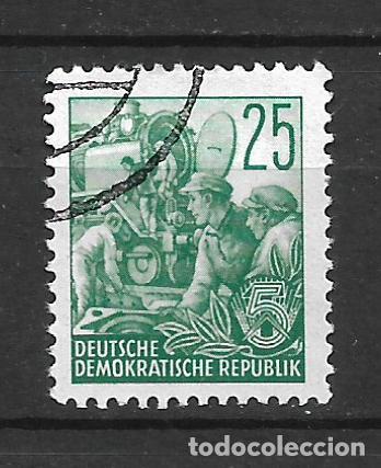 Sellos: alemania ddr 1953 michel 372 usado 8.50&euro; - 34/16