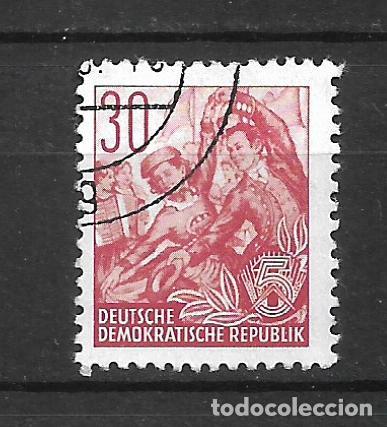 Sellos: alemania ddr 1953 michel 373 usado 8&euro; - 34/16