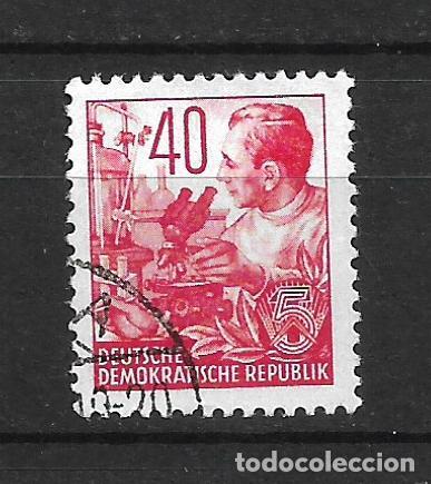 Sellos: alemania ddr 1953 michel 374 usado 6&euro; - 34/16