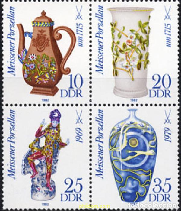 Timbres: 144859 MNH ALEMANIA DEMOCRATICA 1982 PORCELANAS