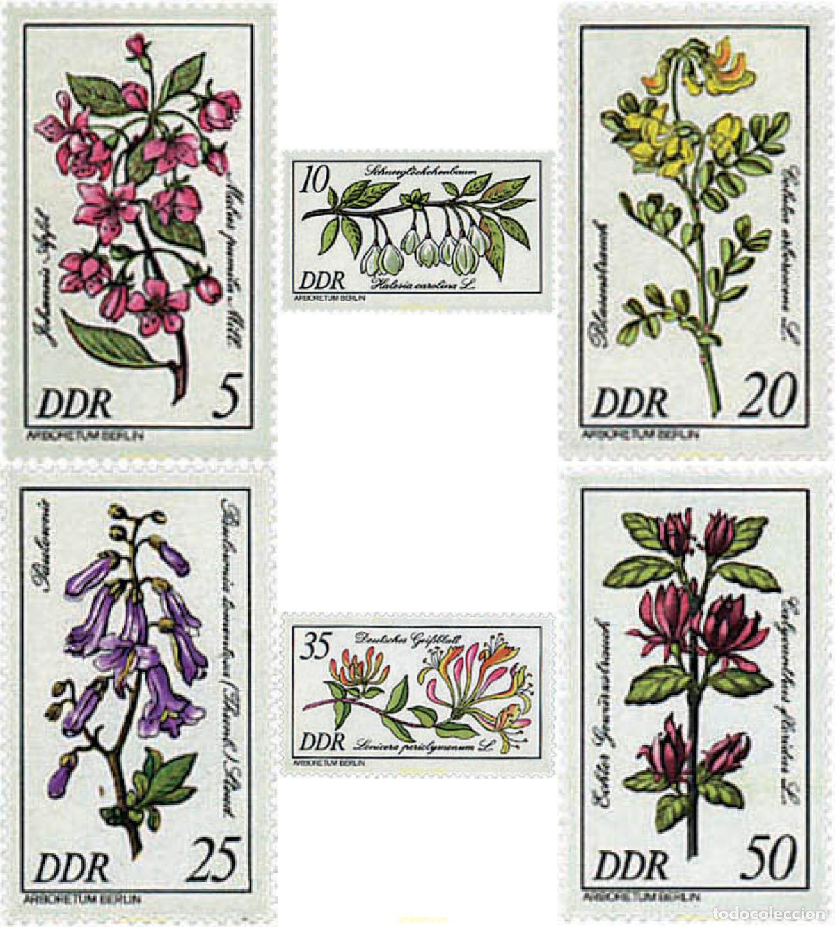 Timbres: 96353 MNH ALEMANIA DEMOCRATICA 1981 ARBOLES Y ARBUSTOS