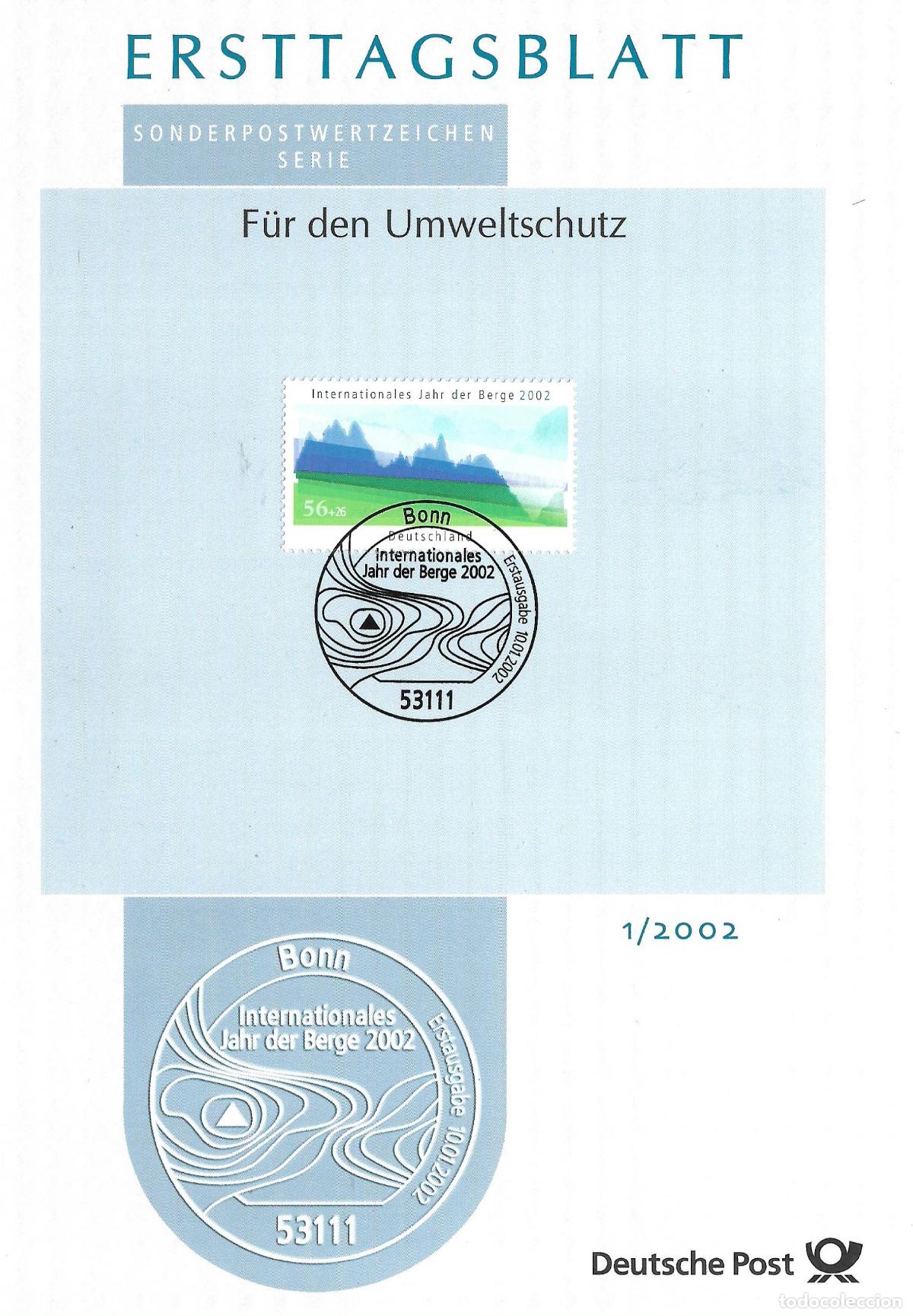 Sellos: alemania 2002 michel 2231 usado - 405