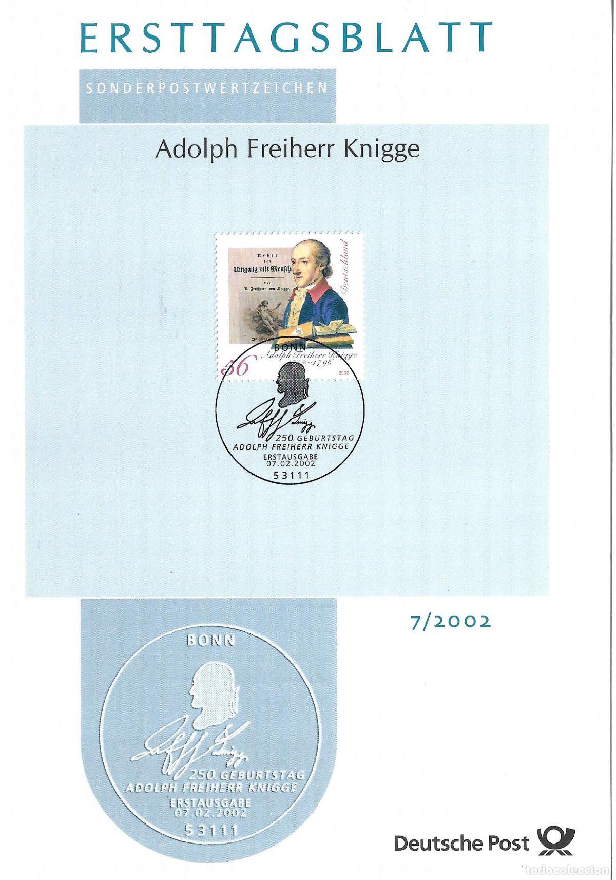 Sellos: alemania 2002 michel 2241 usado - 405