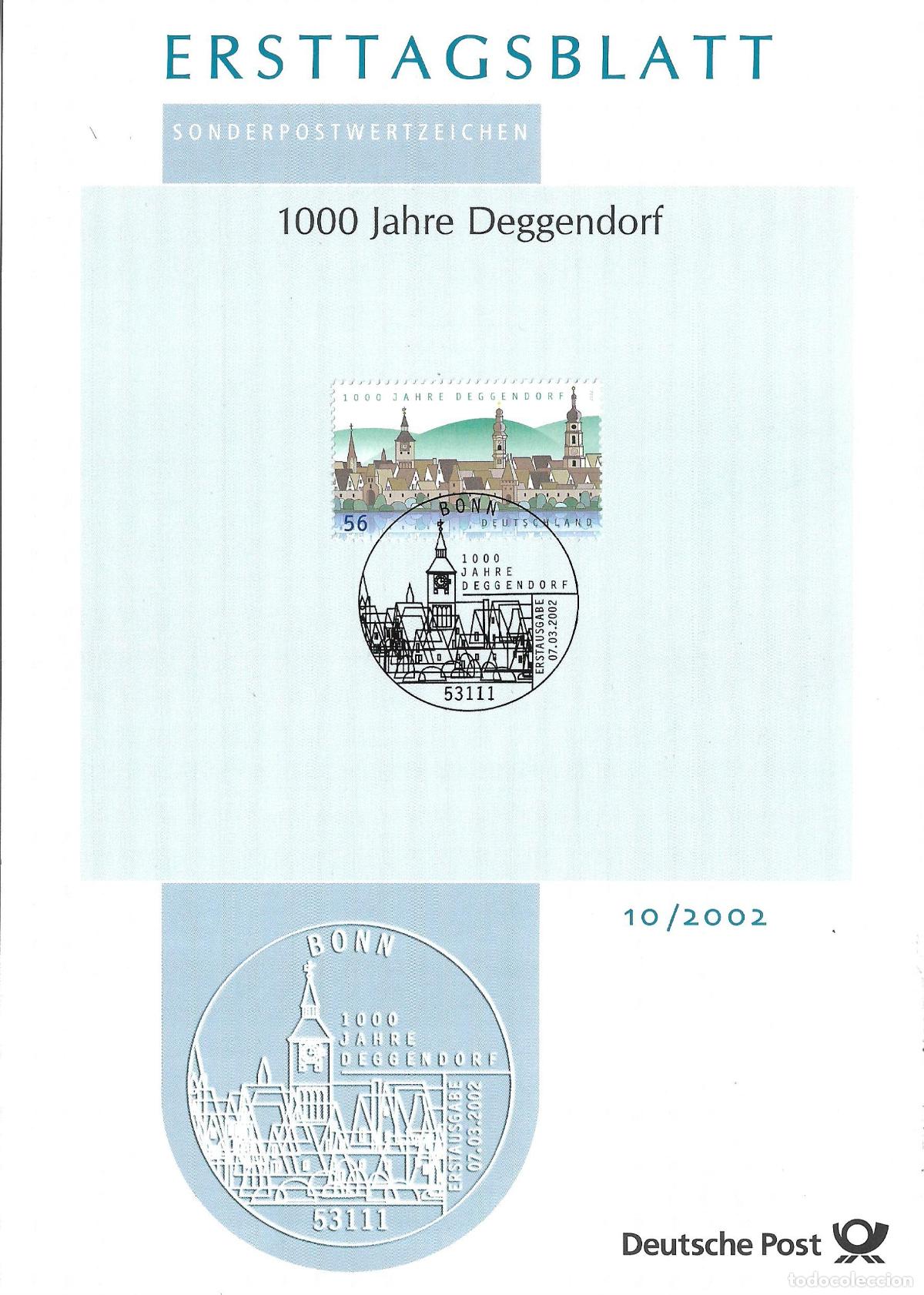 Sellos: alemania 2002 michel 2244 usado - 405