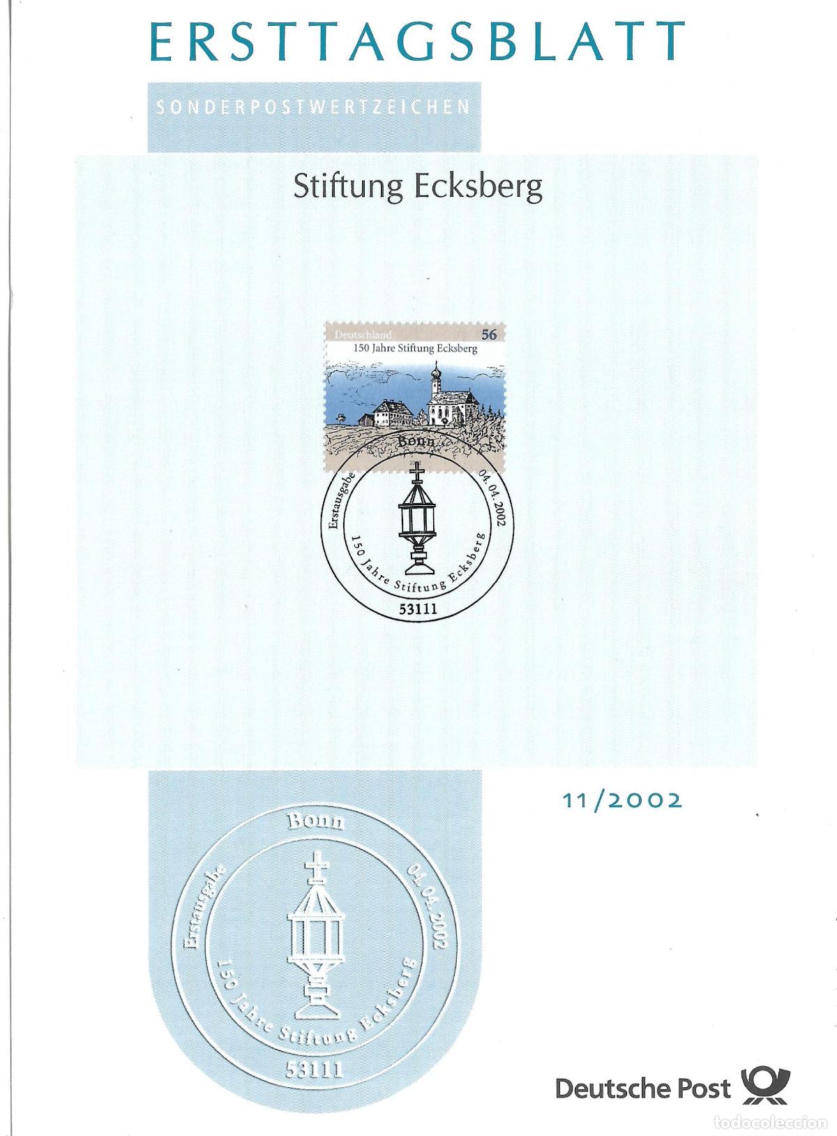 Sellos: alemania 2002 michel 2246 usado - 405