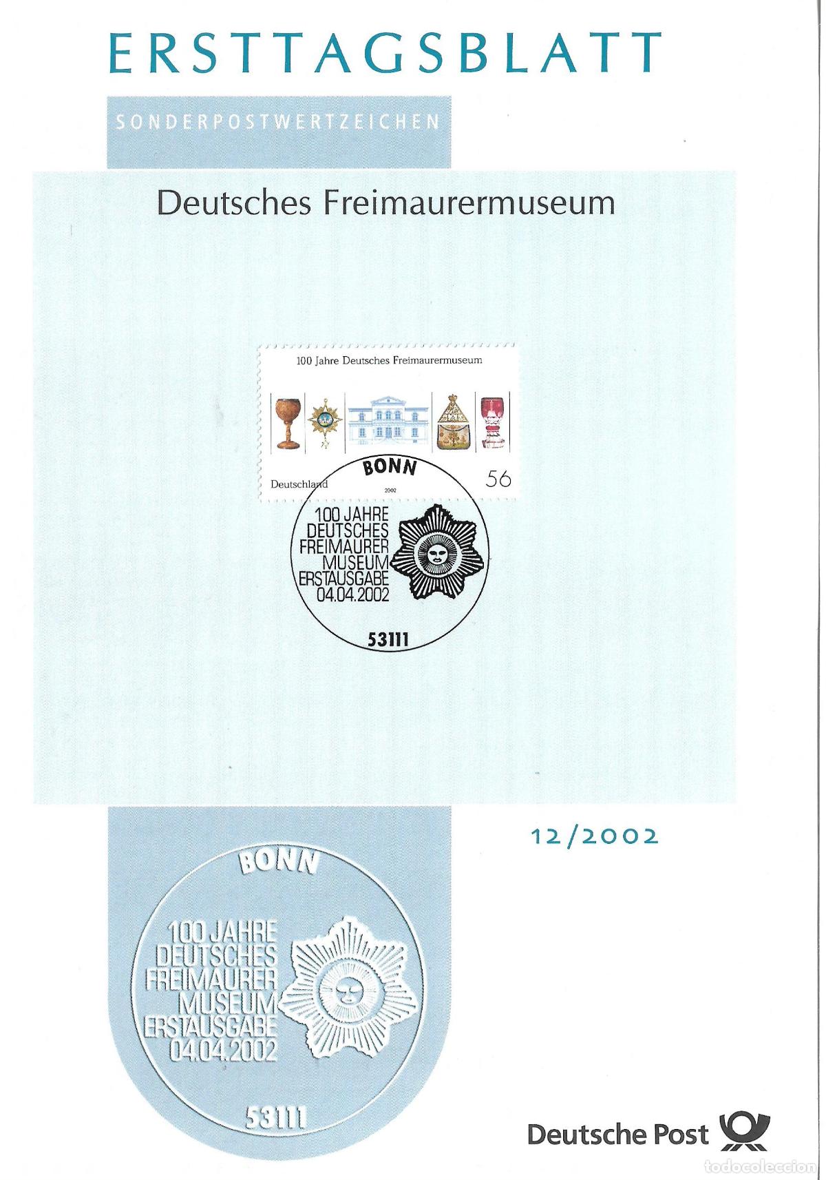 Sellos: alemania 2002 michel 2247 usado - 405