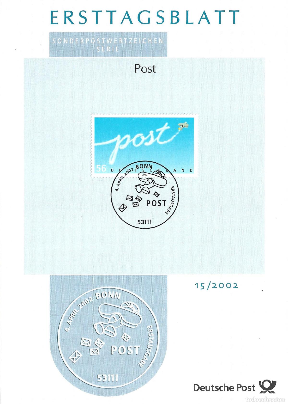 Sellos: alemania 2002 michel 2250 usado - 405