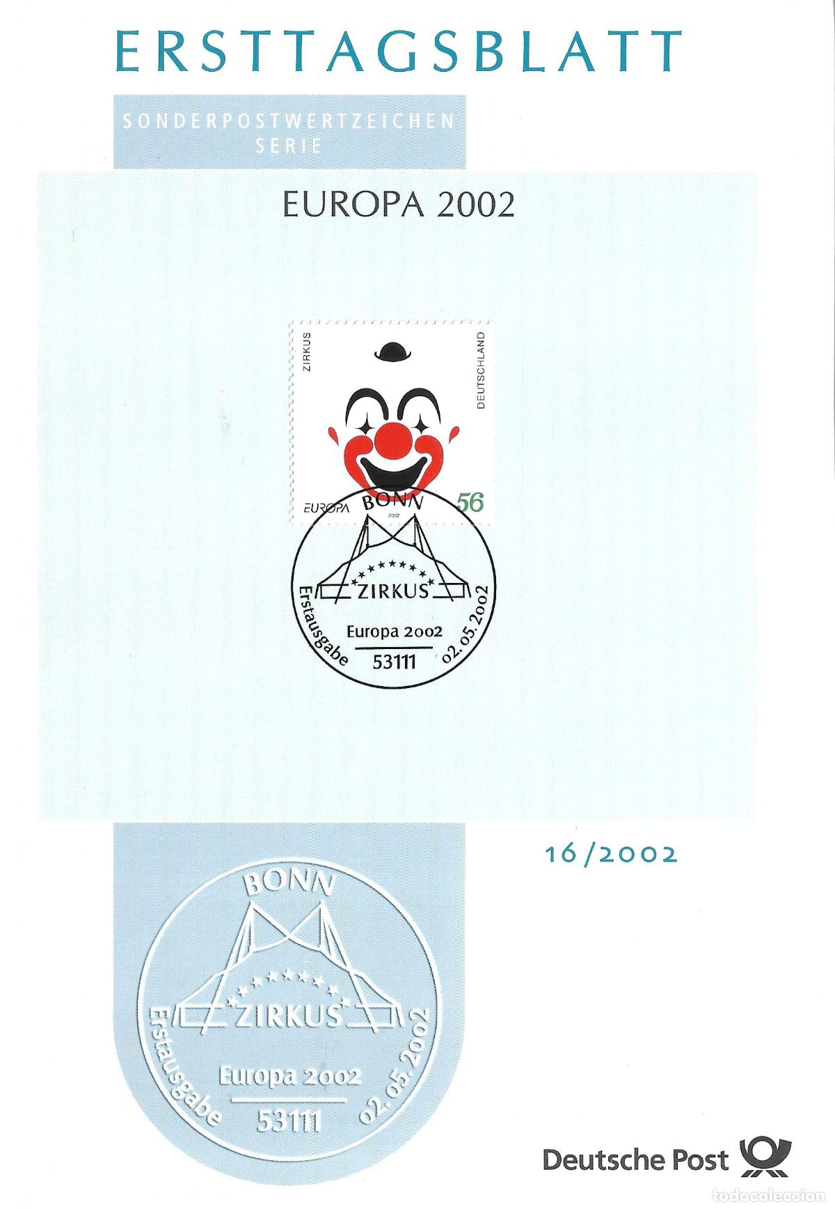 Sellos: alemania 2002 michel 2252 usado - 405
