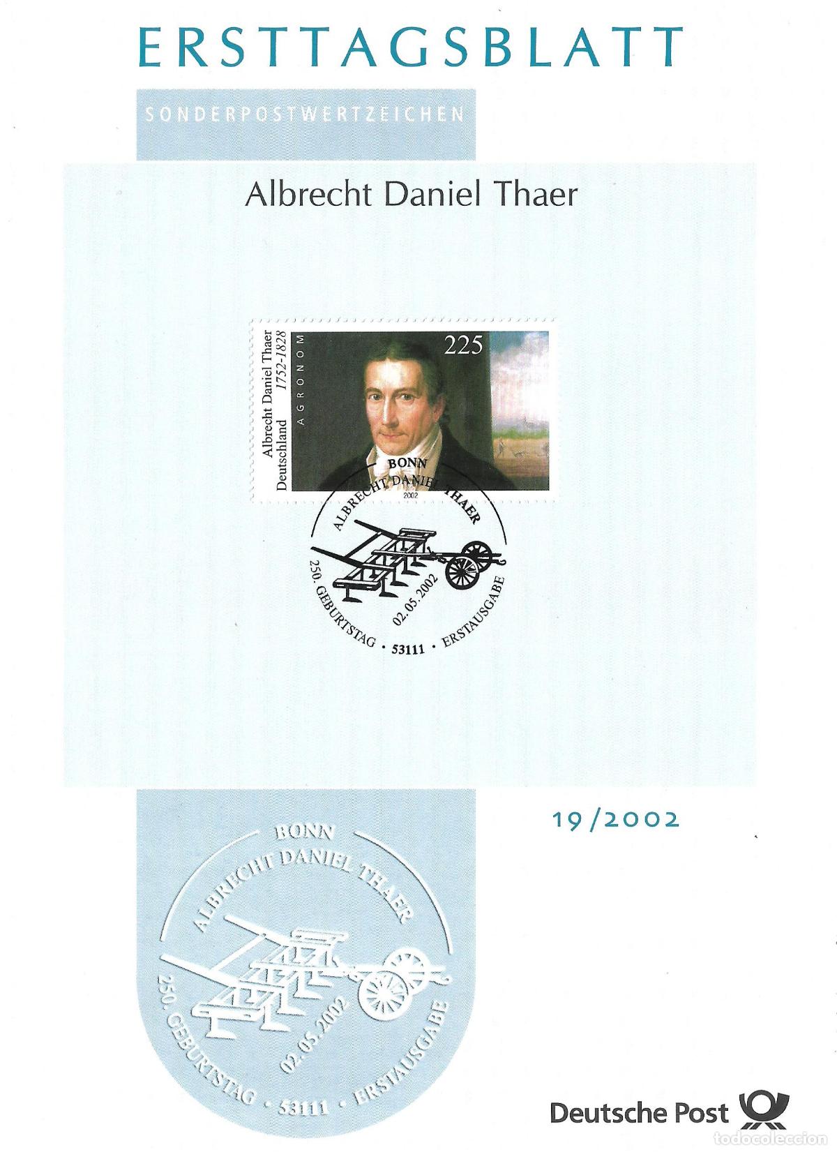 Sellos: alemania 2002 michel 2255 usado - 405