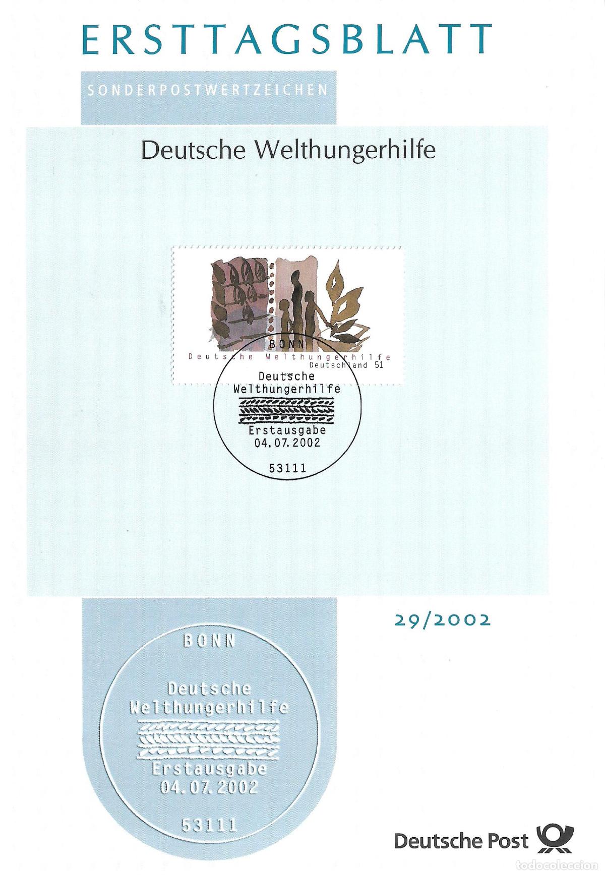 Sellos: alemania 2002 michel 2271 usado - 405