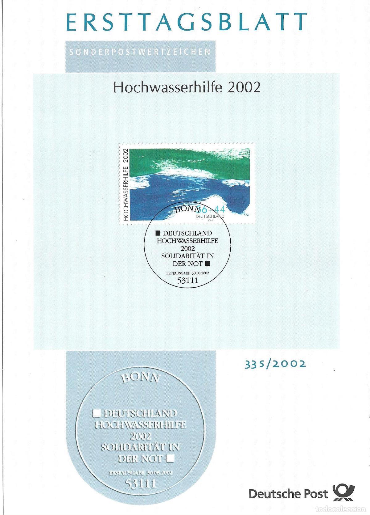 Sellos: alemania 2002 michel 2278 usado - 405