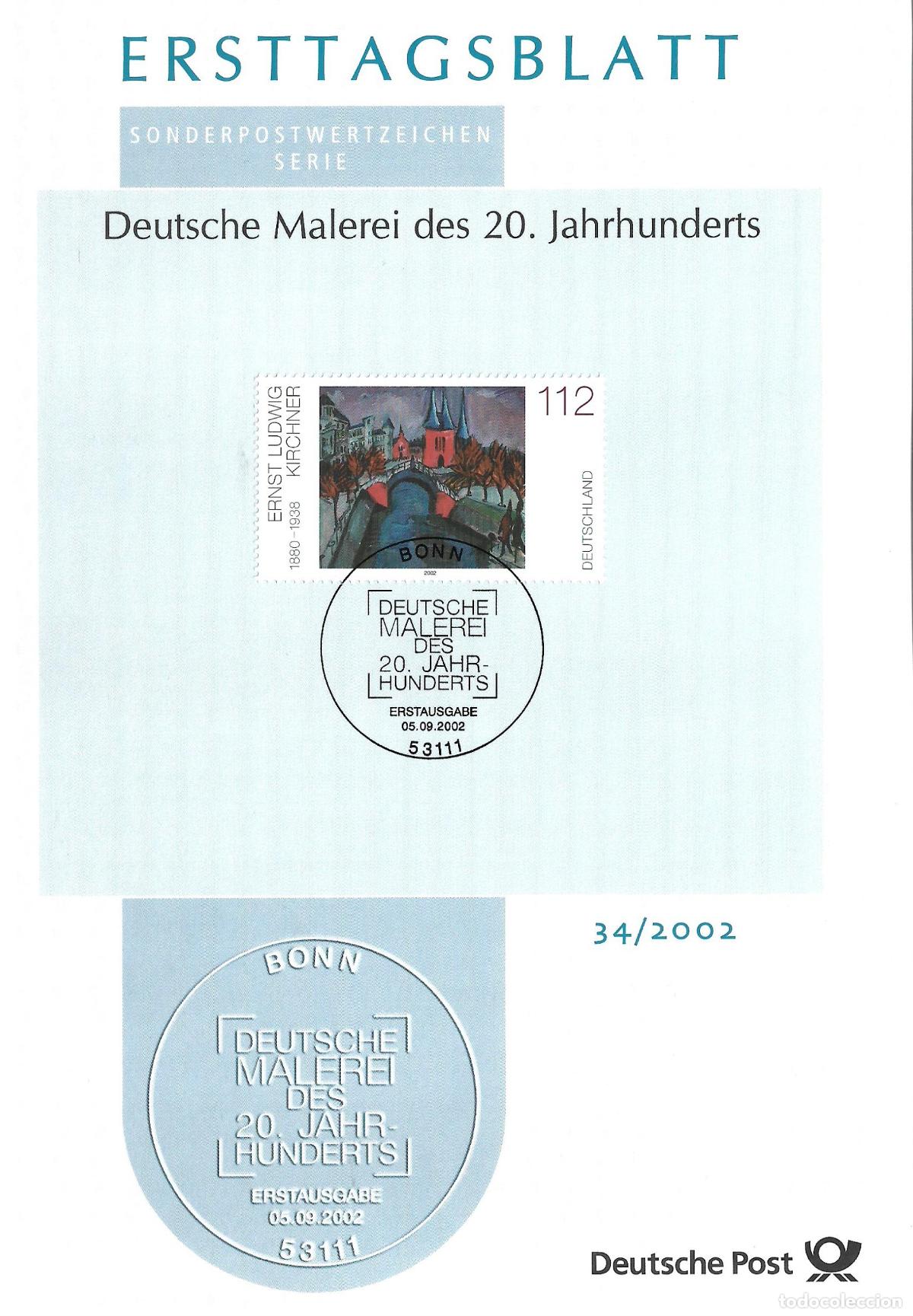 Sellos: alemania 2002 michel 2279 usado - 405