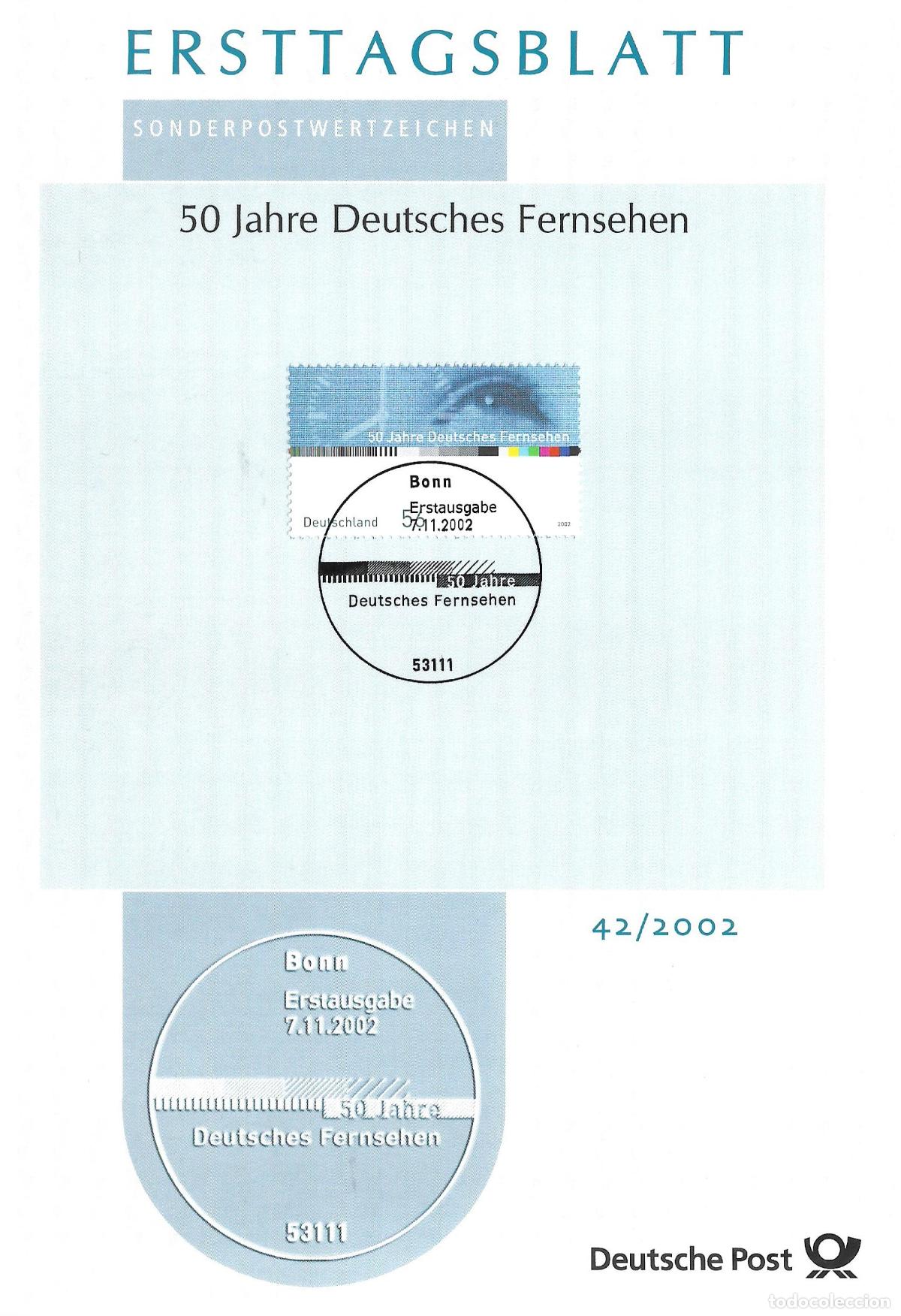 Sellos: alemania 2002 michel 2288 usado - 405