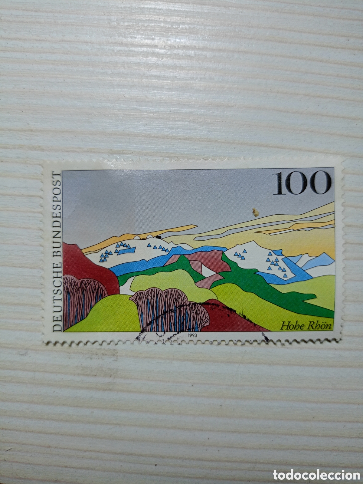 Sellos: sello postal de Alemania Federal del a&ntilde;o 1993.