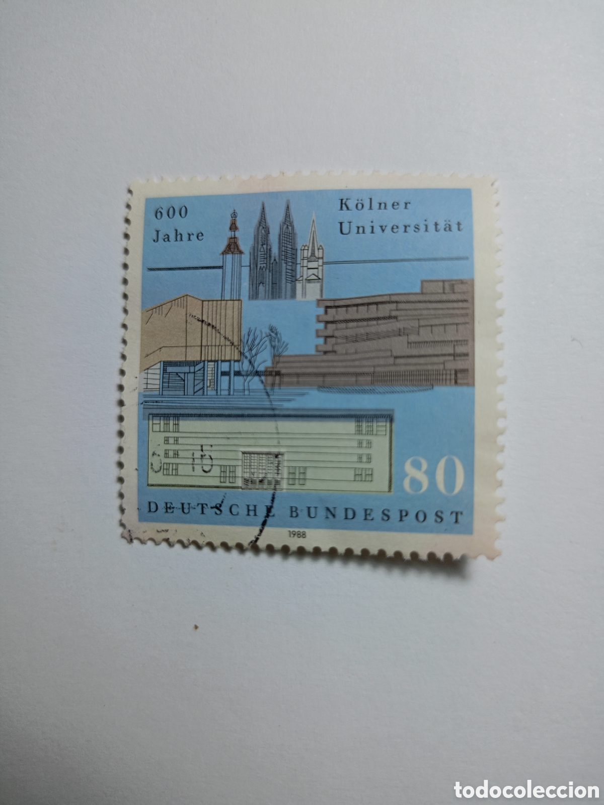 Sellos: sello postal de Alemania Occidental (Deutsche Bundespost) conmemora el 600 aniversario de la Univers