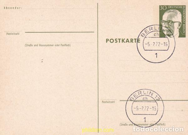 Sellos: 775912 USED ALEMANIA FEDERAL 1972 PRESIDENTE GUSTAV HEINEMANN