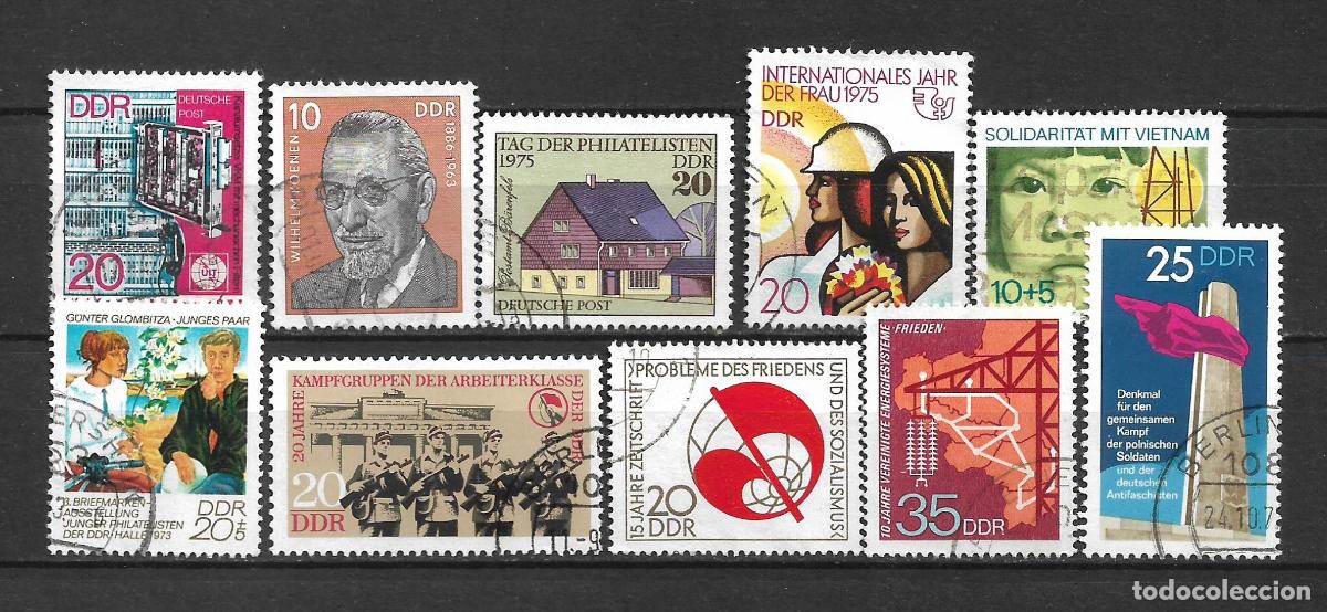 Sellos: alemania ddr lote 10 sellos usado - 30/31
