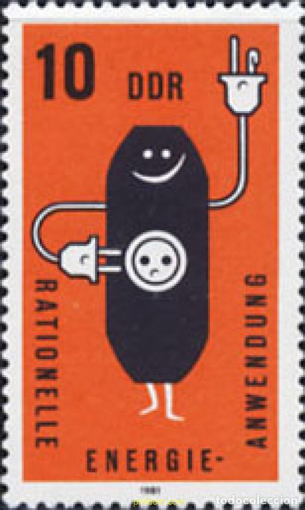 Sellos: 150869 MNH ALEMANIA DEMOCRATICA 1981 ECONOMIAS DE ENERGIA
