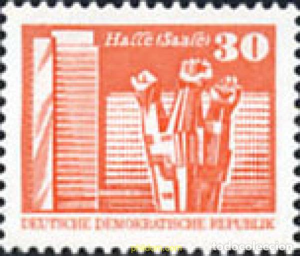 Sellos: 150866 MNH ALEMANIA DEMOCRATICA 1981 CONSTRUCCIONES SOCIALISTAS