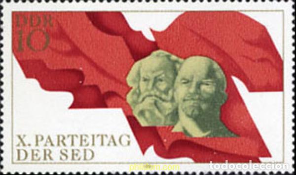 Sellos: 150864 MNH ALEMANIA DEMOCRATICA 1981 10 CONGRESO DEL PARTIDO SOCIALISTA UNITARIO ALEMAN