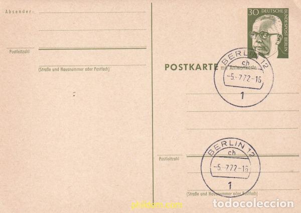 Sellos: 789288 USED ALEMANIA. Berl&iacute;n 1970 PRESIDENTE GUSTAV HEINEMANN