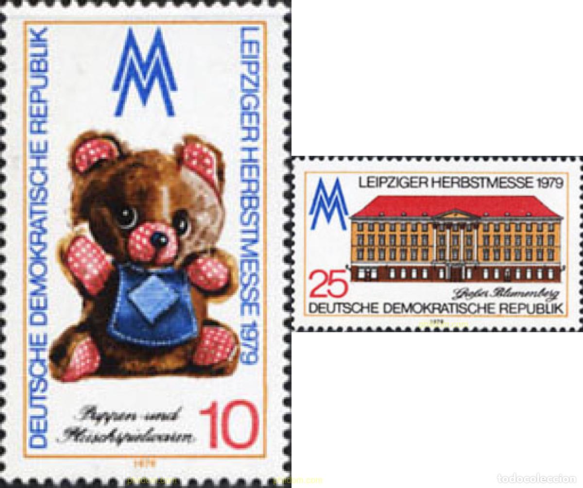 Sellos: 150848 MNH ALEMANIA DEMOCRATICA 1979 FERIA DE OTO&Ntilde;O DE LEIPZIG