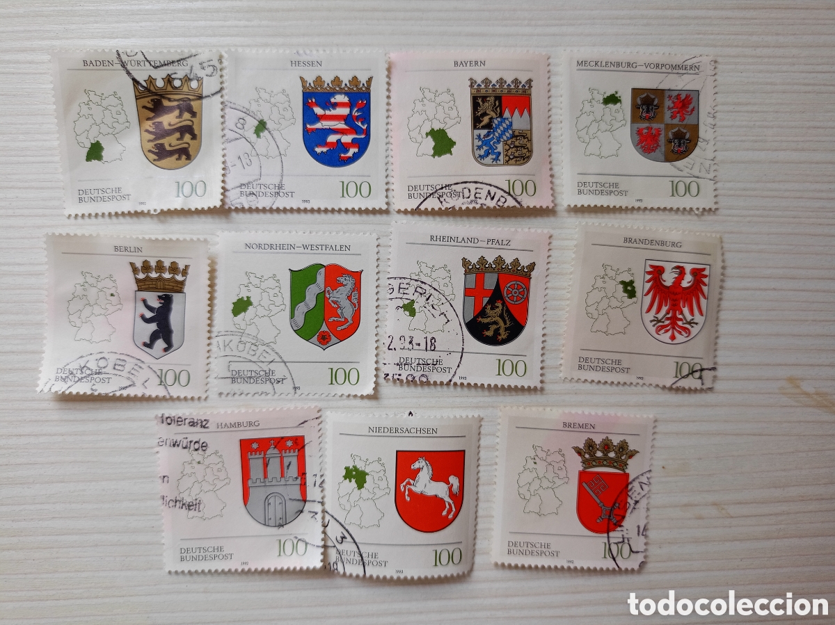 Sellos: Sellos estados federales Alemania