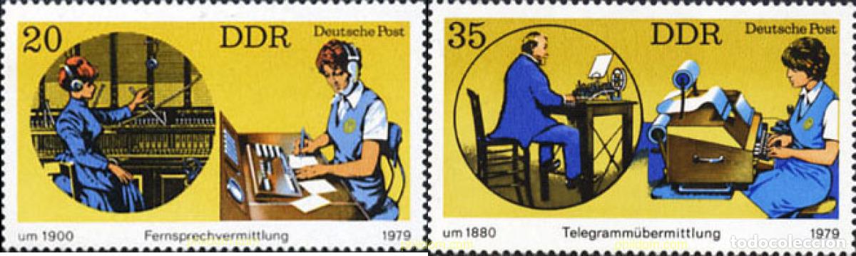 Sellos: 150838 MNH ALEMANIA DEMOCRATICA 1979 TELECOMUNICACIONES