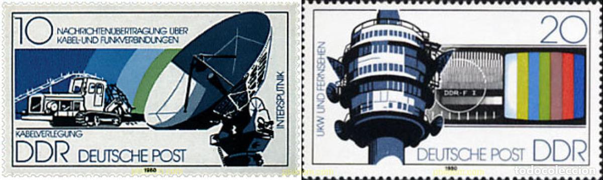 Sellos: 39879 MNH ALEMANIA DEMOCRATICA 1980 SERVICIO POSTAL