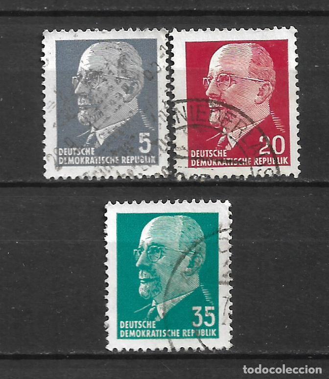 Sellos: alemania ddr lote 3 sellos usado - 33/50