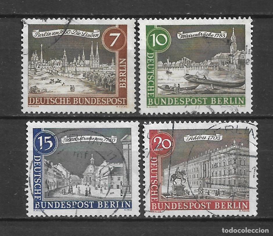 Sellos: alemania berlin 1962 michel 218/221 usado 1.20&euro;- 8/13