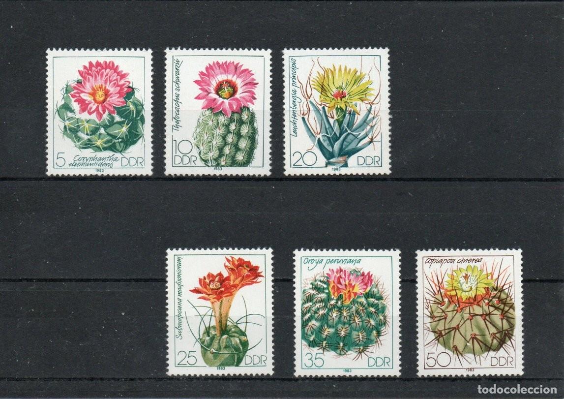 Sellos: ALEMANIA ORIENTAL. CACTUS DE LA R.D.A.