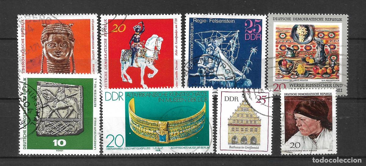 Sellos: alemania ddr lote 8 sellos usados - 9/30