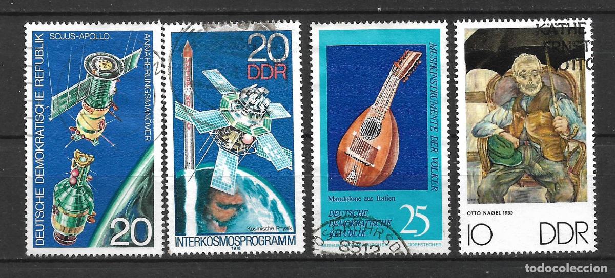 Sellos: alemania ddr lote 4 sellos usados - 9/31
