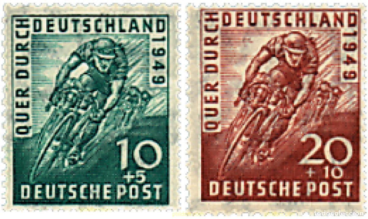 Selos: 29014 MNH ALEMANIA. Bizona 1949 VUELTA CICLISTA A ALEMANIA