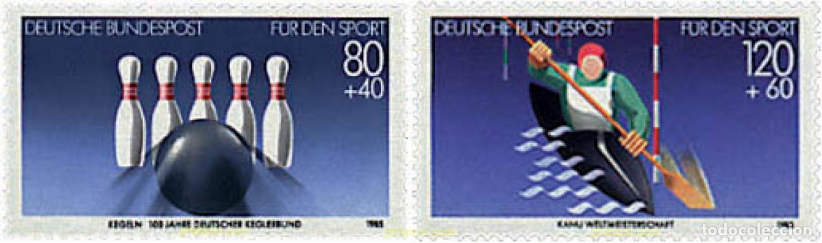 Stamps: 65016 MNH ALEMANIA FEDERAL 1985 PRO DEPORTE