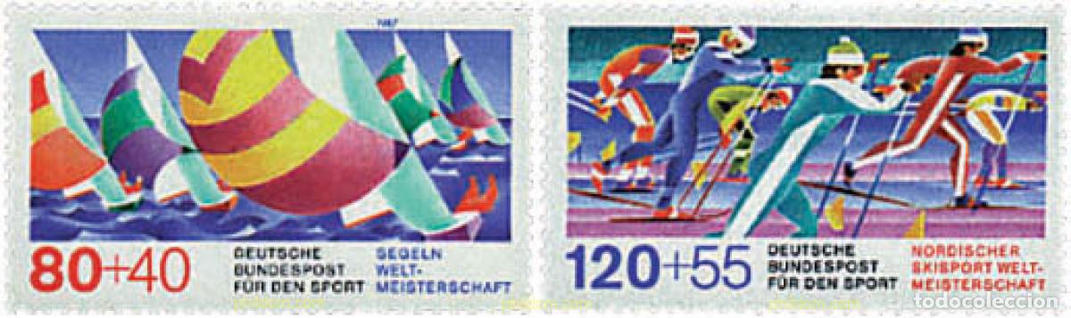Stamps: 65023 MNH ALEMANIA FEDERAL 1987 PRO DEPORTE