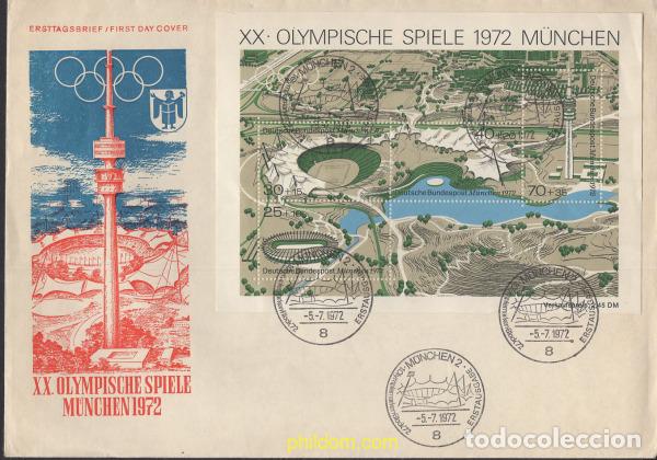 Sellos: 375915 MNH ALEMANIA FEDERAL 1972 20 JUEGOS OLIMPICOS VERANO MUNICH 1972