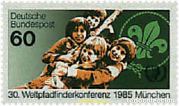 Sellos: 38990 MNH ALEMANIA FEDERAL 1985 30 CONFERENCIA MUNDIAL DE ESCULTISMO