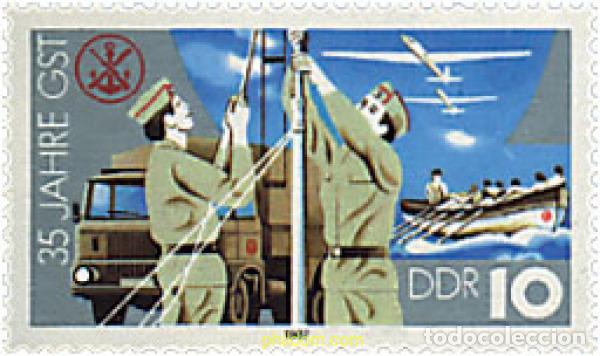 Sellos: 39892 MNH ALEMANIA DEMOCRATICA 1987 35 ANIVERSARIO DE LA ASOCIACION DEPORTIVA Y TECNICA