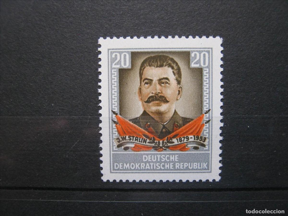 Francobolli: DDR ALEMANIA ORIENTAL 1954 SERIE YVERT 163 MNH** SIN CHARNELA LUJO.