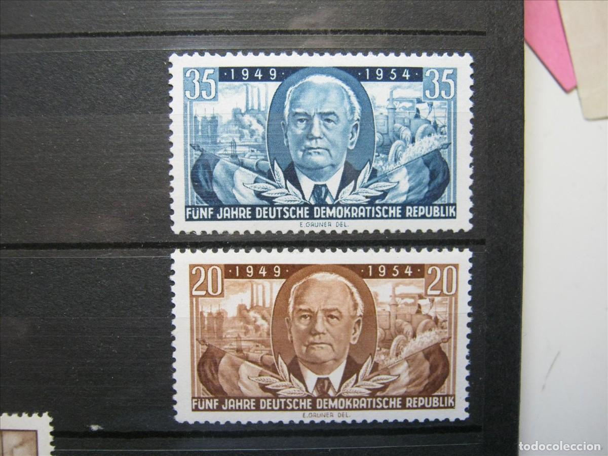 Timbres: DDR ALEMANIA ORIENTAL 1954 SERIES YVERT 173/174 MNH** SIN CHARNELA LUJO.