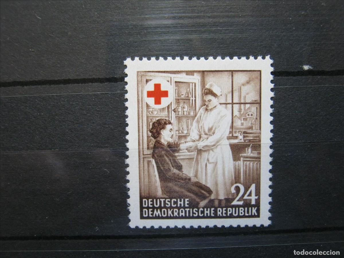 Stamps: DDR ALEMANIA ORIENTAL 1953 SERIE YVERT 136 MNH** SIN CHARNELA LUJO.