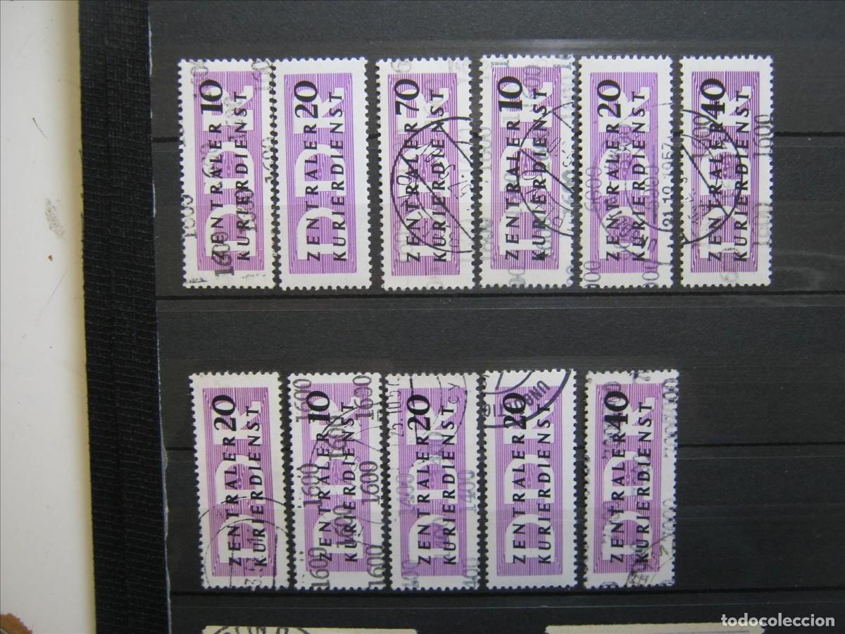 Francobolli: DDR ALEMANIA ORIENTAL SERVICIO B LOTE SERIES Y SELLOS USADOS Y ALGO MNH** PERFECTOS.