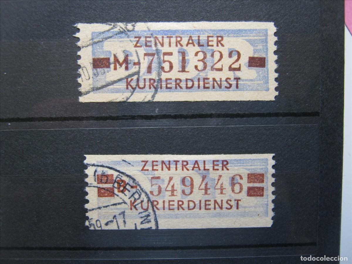 Francobolli: DDR ALEMANIA ORIENTAL SERVICIO B SERIE MICHEL 20/21 USADO PERFECTOS.