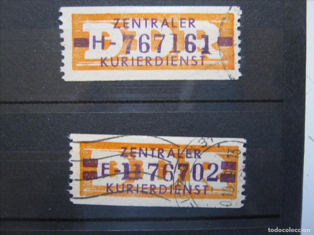 Francobolli: DDR ALEMANIA ORIENTAL SERVICIO B SERIE MICHEL 22/23 USADO PERFECTOS.