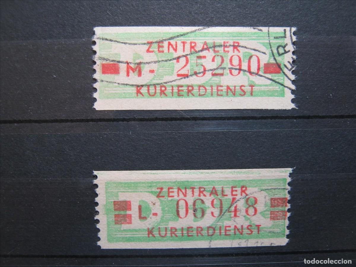 Timbres: DDR ALEMANIA ORIENTAL 1959 SERVICIO B SERIE MICHEL 30/31 USADOS LEER.