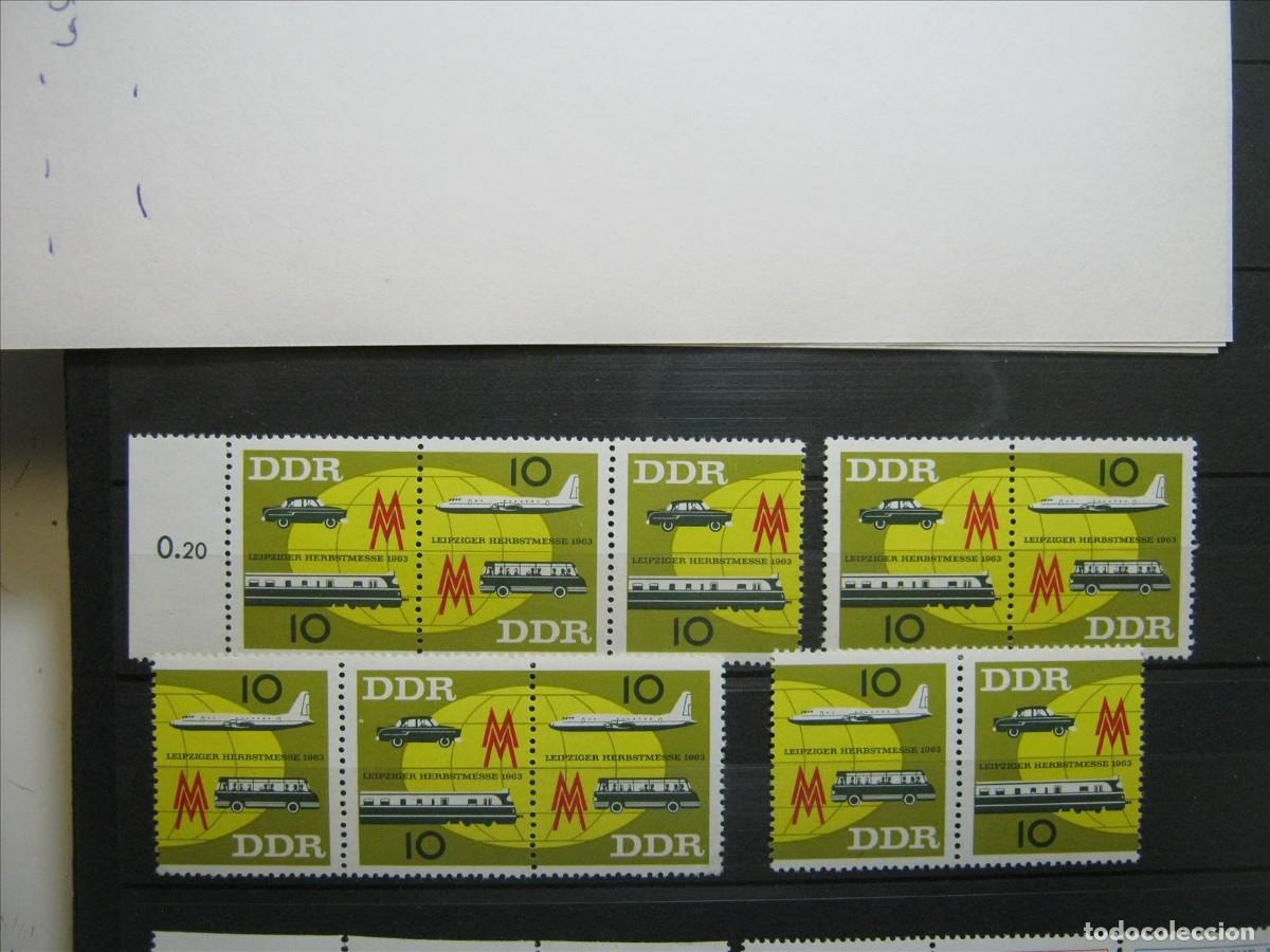 Timbres: DDR ALEMANIA ORIENTAL 1963 SERIE YVERT 677A COMBINACIONES MNH** SIN CHARNELA LUJO.