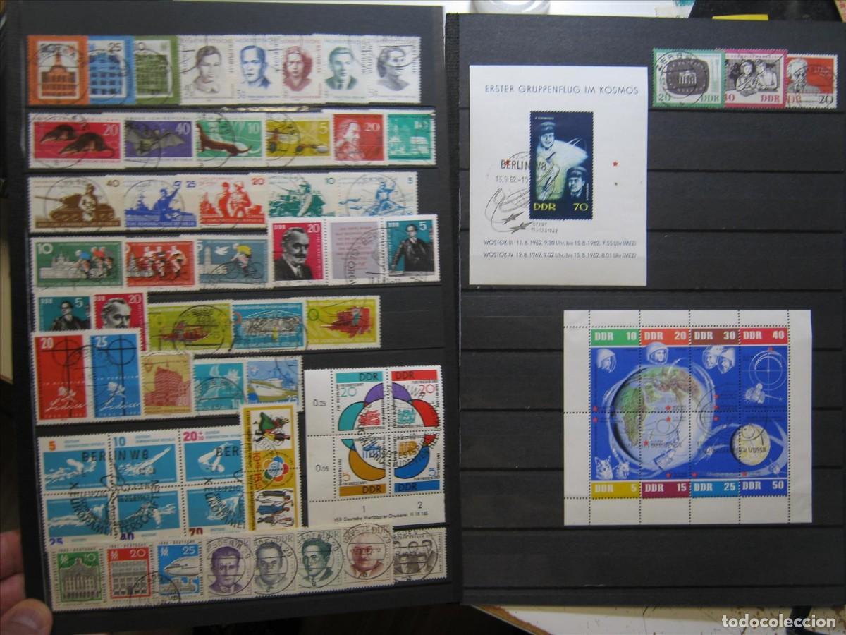 Timbres: DDR ALEMANIA ORIENTAL 1962 A&Ntilde;O COMPLETO EN USADO BIEN!