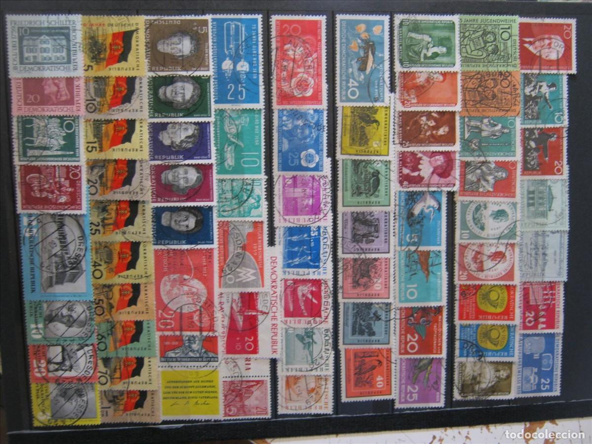 Briefmarken: DDR ALEMANIA ORIENTAL 1959 A&Ntilde;O COMPLETO USADO PERFECTO.